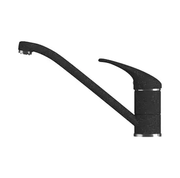 Смеситель Polygran Низкий 726323 для кухонной мойки, черный