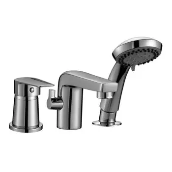 Смеситель Rossinka S35-39 для ванны на 3 отверстия, на борт ванны