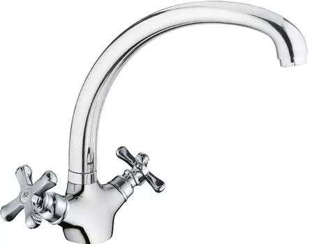 Смеситель Rush Bianki BI7650-27 для кухонной мойки, хром