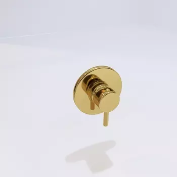 Смеситель термостатический Paffoni Light LIG011HG для душа, золото