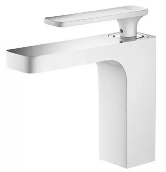 Смеситель Timo Torne 4361/00-16F для раковины, белый-хром