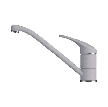 Смеситель Tolero Низкий 694630 для кухонной мойки, серый