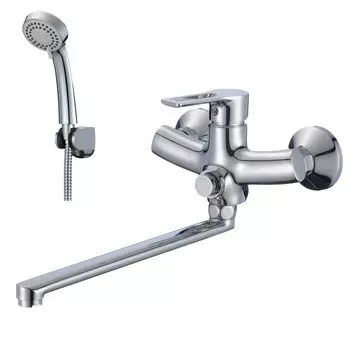 Смеситель универсальный Rossinka RS43-32 для ванны и душа с душевым гарнитуром