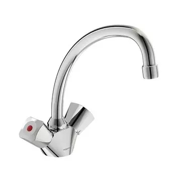 Смеситель Vidima Practice BA231AA для кухонной мойки, поворотный излив, хром