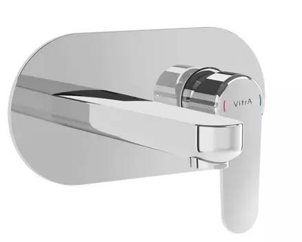 Смеситель VitrA Root Round для раковины встраиваемый A42721EXP, хром