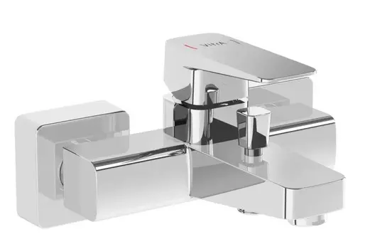 Смеситель VitrA Root Square для ванны и душа A42737EXP, хром
