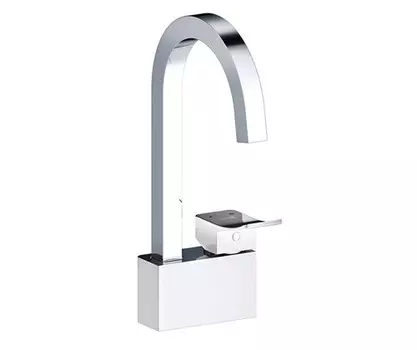 Смеситель Wasserkraft Aller 1060White для кухонной мойки 1067WHITE