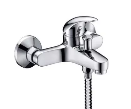 Смеситель Wasserkraft Isen 2601 для ванны и душа с коротким изливом, хром