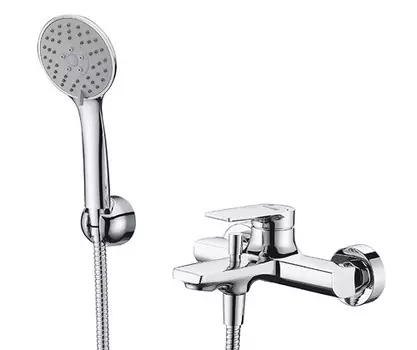 Смеситель Wasserkraft Lopau 3200 для ванны с коротким изливом 3201