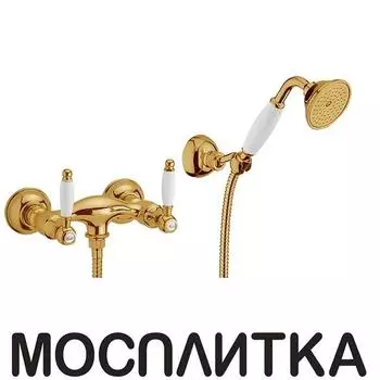 Смеситель Webert Dorian DO760101065 для душа, с гарнитуром, бронза