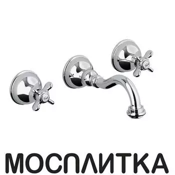 Смеситель Webert Ottocento OT750404015 для раковины настенный, на 3 отверстия, хром