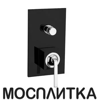 Смеситель Webert Wolo WO860101564 для ванны, черный матовый