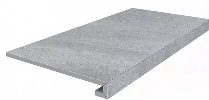 Ступень клееная Про Матрикс серый обрезной 33х60