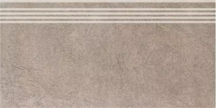 Ступень Королевская дорога коричневый светлый обрезной 30х60