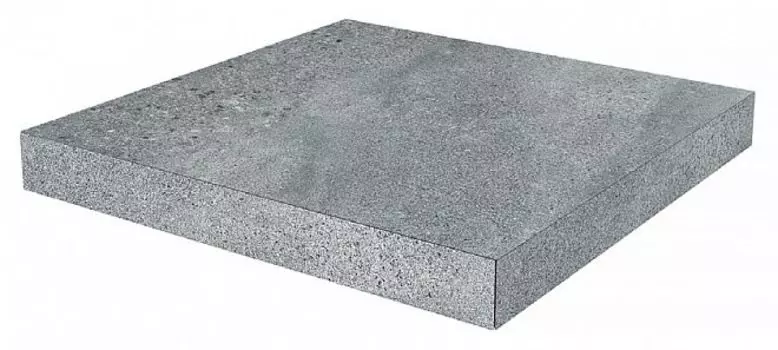 Ступень угловая клееная Про Матрикс серый темный 33х33