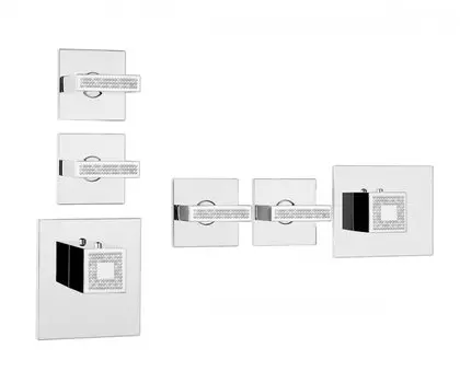 Термостат для душа Bossini Rectangular Z033203.030 хром