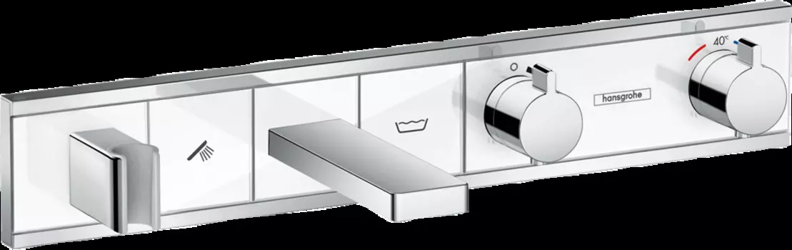 Термостат для ванны и душа Hansgrohe RainSelect 15359400 2 потребителя белый/хром