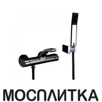 Термостат для ванны Webert Wolo WO980201564 черный матовый