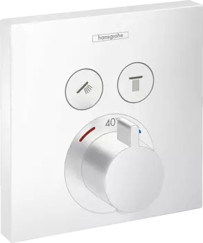Термостат Hansgrohe ShowerSelect 15763700 для душа, матовый белый