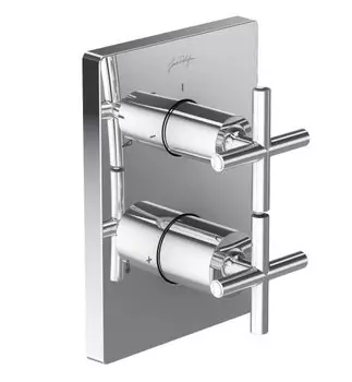 Термостат для ванны с душем Jacob Delafon Classic E75395-CP хром глянец, на 2 потребителя