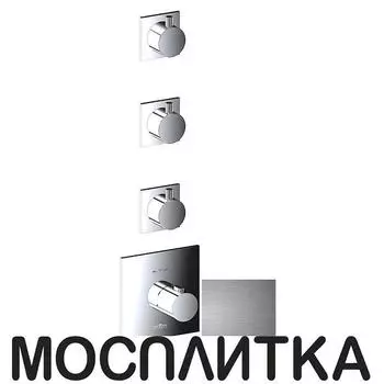 Термостат Webert Elio El971502015 для душа встраиваемый на 3 потока хром