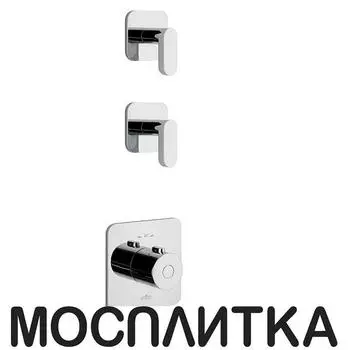 Термостат Webert Living LV971402015 для душа встраиваемый на 2 потока хром