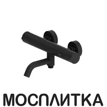 Термостатический смеситель для ванны с душем Damixa Scandinavian Pure 363000300 матовый черный