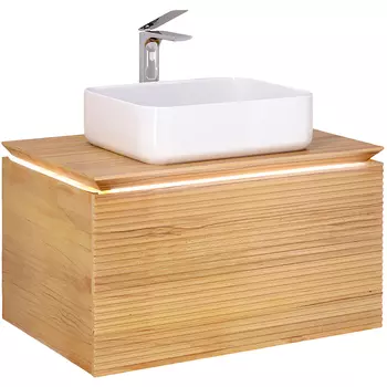 Тумба под раковину Jorno Karat Kar.01.80/P/BuL, 80 см, бук