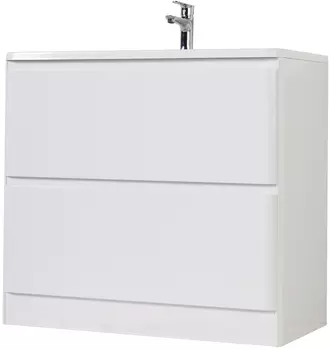 Тумба с раковиной 100 см BelBagno ALBANO-1000-2C-PIA-BL bianco lucido