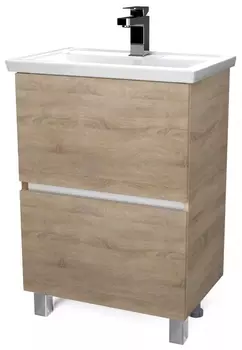 Тумба с раковиной 1Marka Aris 61 см У76060 дуб сонома