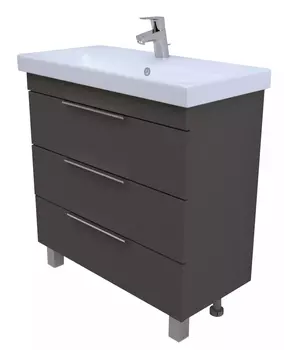 Тумба с раковиной 1Marka Gaula 60 см У92545 черный