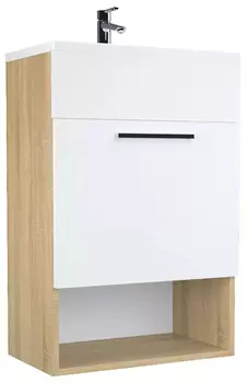 Тумба с раковиной 1Marka July 50 см У85934 дуб сонома