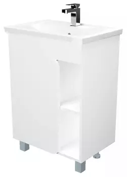 Тумба с раковиной 1Marka Nuvo 61 см У76055 белый