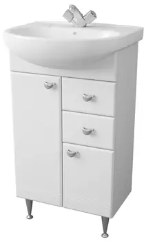 Тумба с раковиной 1Marka Story 50 см У99316 белый