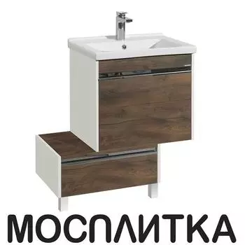 Тумба с раковиной 60 см Aquaton Капри 1A230101KPDB0 коричневый