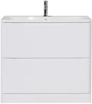 Тумба с раковиной 80 см BelBagno ACQUA-800-2C-PIA-BL bianco lucido