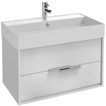 Тумба с раковиной 80 см Jacob Delafon Vivienne EB1507-N18-N18, белый блестящий