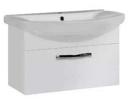 Тумба с раковиной Акватон Ария 80 белая