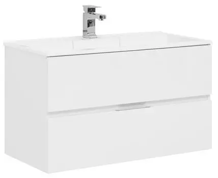 Тумба с раковиной Aquanet Алвита 90 белая