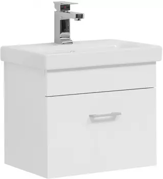 Тумба с раковиной Aquanet Нота 50 Moduo Slim, белый
