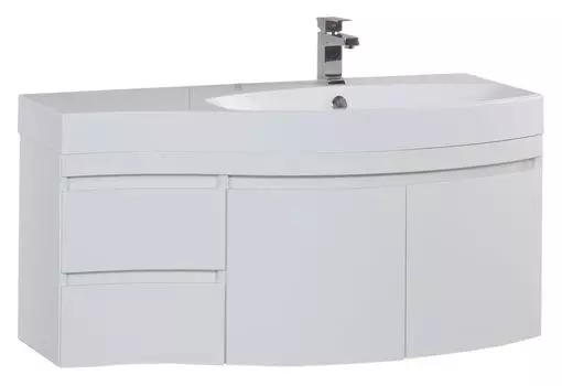 Тумба с раковиной Aquanet Опера 2-115 белая R