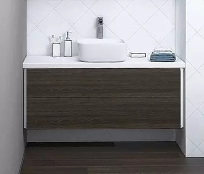 Тумба с раковиной Aquaton Брук 100 дуб феррара