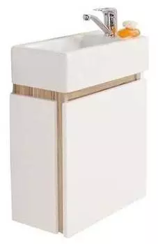 Тумба с раковиной Aquaton Эклипс М светлый эбони R