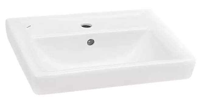 Тумба с раковиной Aquaton Йорк 55 М белый/ясень фабрик