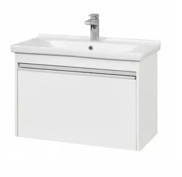 Тумба с раковиной Aquaton Капри 1A230201KP010 80 см, цвет белый глянцевый