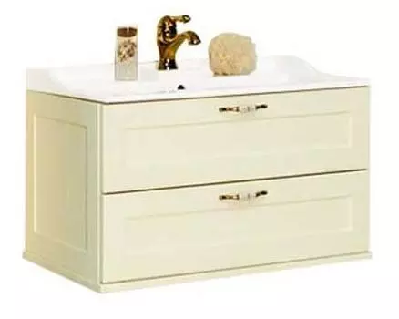 Тумба с раковиной Aquaton Леон 65 бежевый