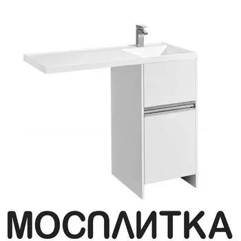 Тумба с раковиной Aquaton Лондри 40 см под стиральную машину, 1A236001LH010