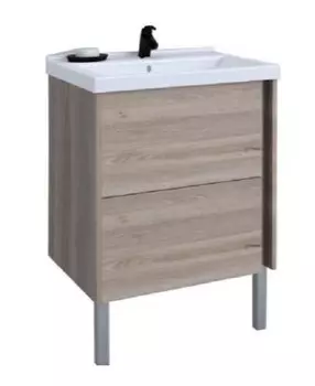 Тумба с раковиной Aquaton Стоун 60 1A231401SX850 60 см подвесная, сосна арлингтон