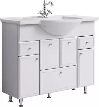 Тумба с раковиной Aqwella Барселона-Люкс 105 см, BA0110K