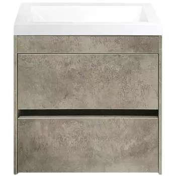 Тумба с раковиной Art&amp;Max Family 50 см Family-500-2C-SO-CV cemento veneto